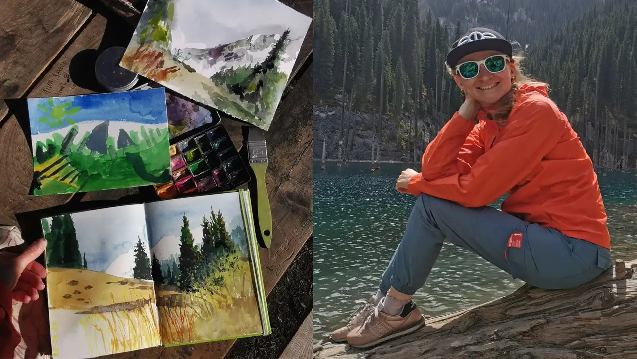 آموزش نقاشی در طبیعت برای آرامش و شادی: راهنمای لطیف برای طراحی در فضای باز

