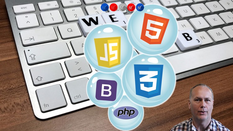 آموزش دوره جامع توسعه وب: HTML, CSS, JavaScript, PHP, jQuery
