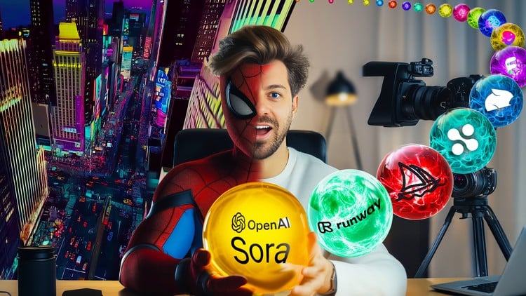 آموزش جامع هوش مصنوعی ویدیویی از مبتدی تا حرفه‌ای، Veo3، ران‌وی و غیره

