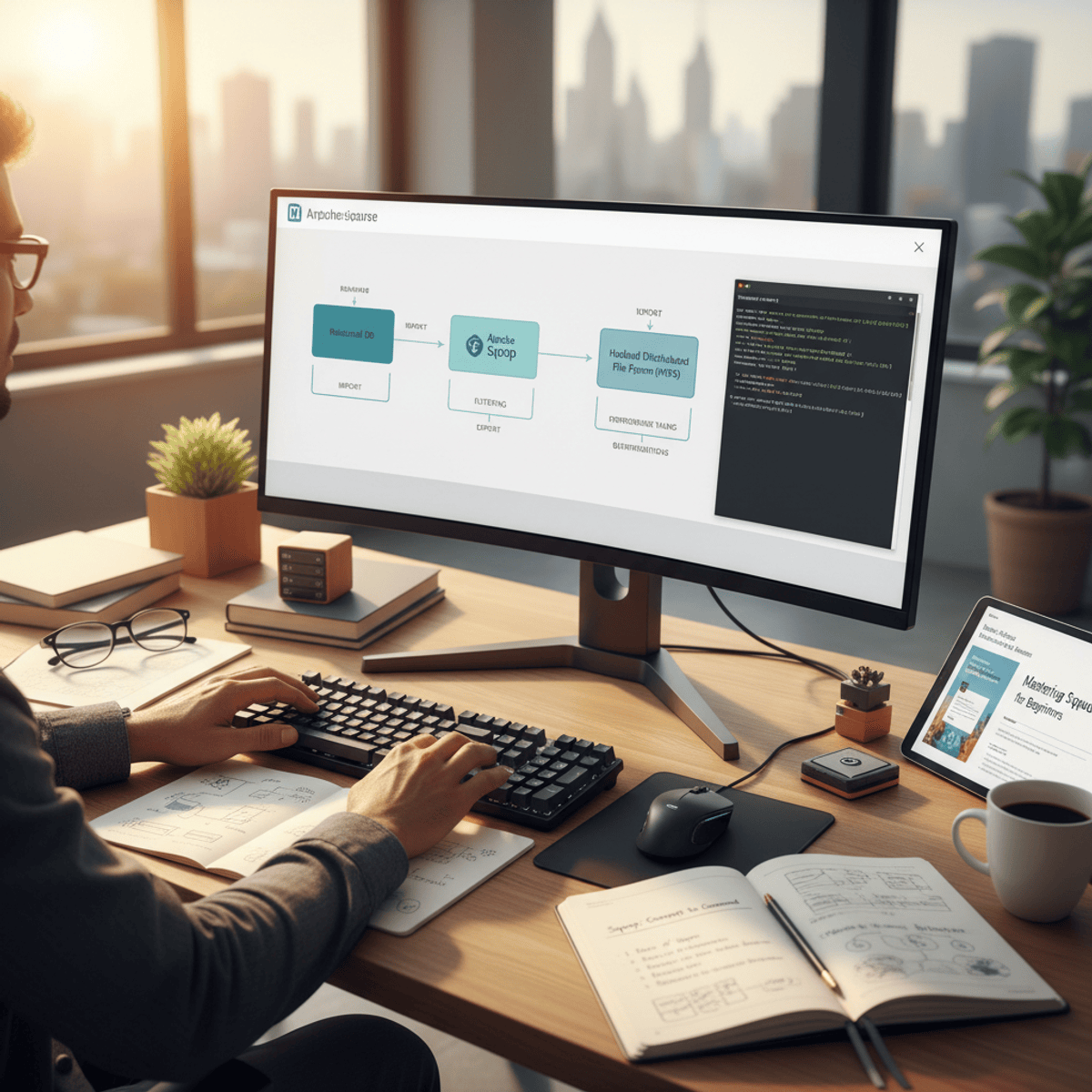 آموزش کاربردی Sqoop برای یکپارچه‌سازی کارآمد داده‌ها در Hadoop