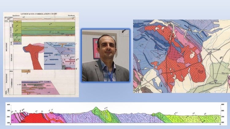 آموزش اصول تفسیر نقشه‌های زمین‌شناسی

