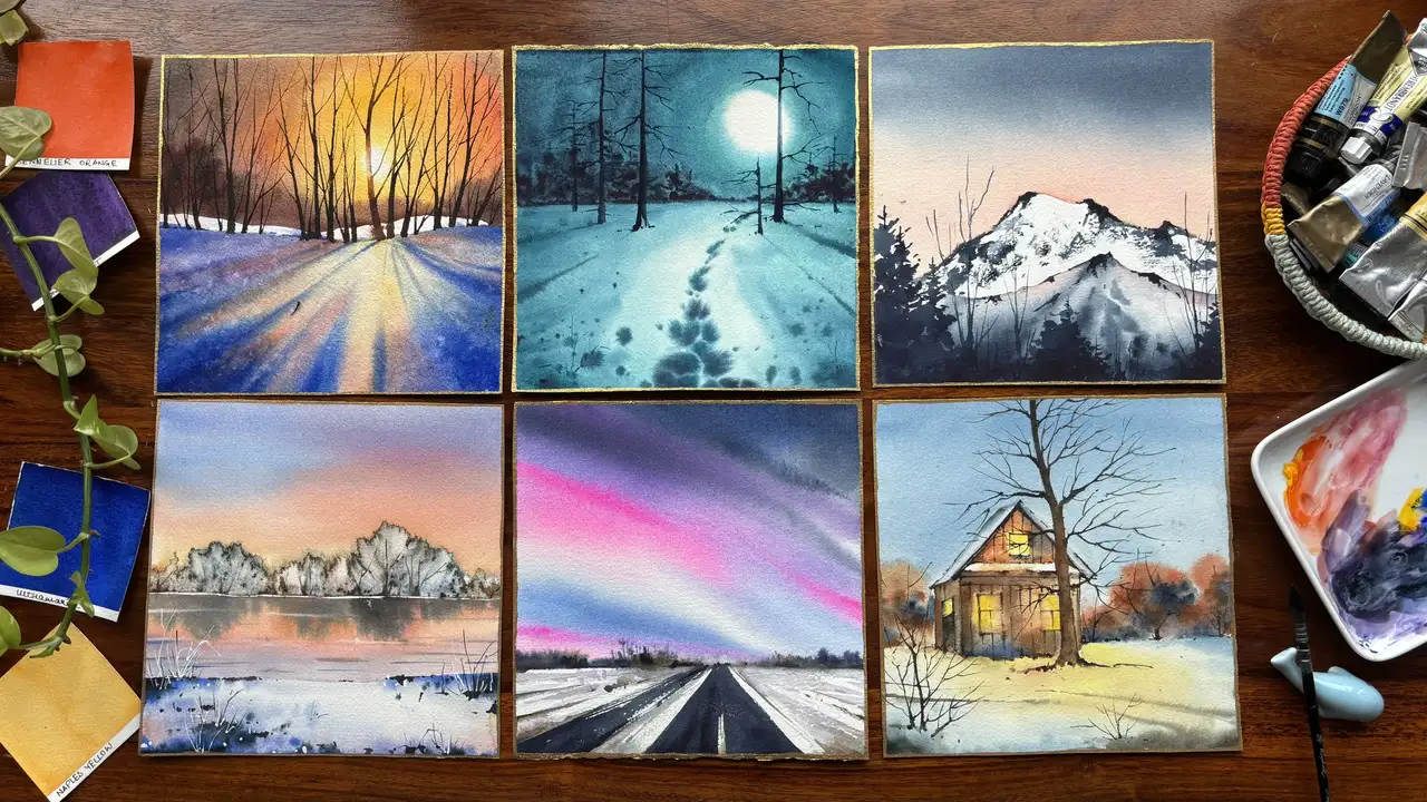 آموزش جادوی زمستانی - کلاس برای هر عاشق هنری !!