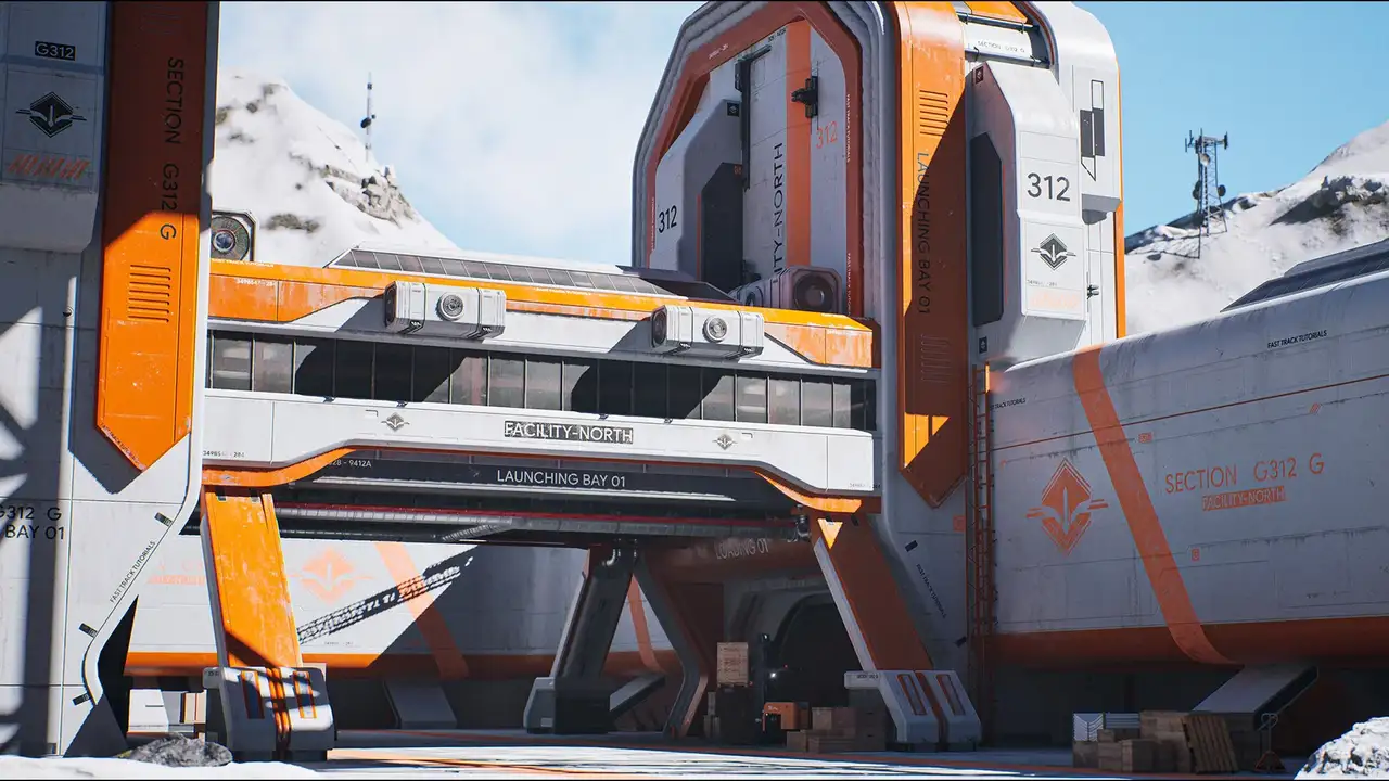 آموزش ایجاد محیط‌های سه بعدی علمی تخیلی برای بازی‌ها در آنریل انجین 5

