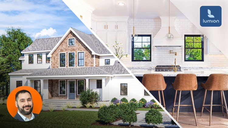 آموزش جامع لومیون ۲۰۲۴: طراحی داخلی و خارجی فوتوریالیستیک
