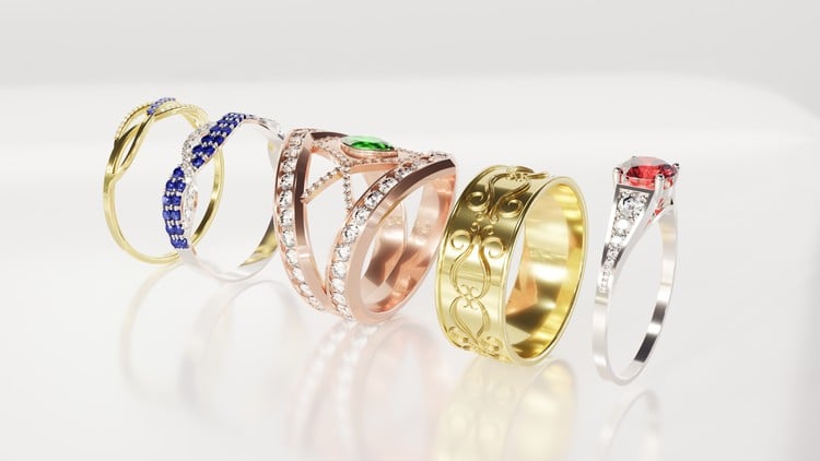 آموزش بلندر - ساخت جواهرات
