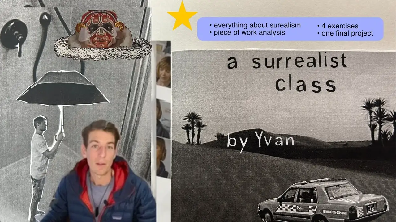 آموزش با تکنیک‌های مرموز سوررئالیست‌ها، دنیای درونی خود را بیان کنید.

