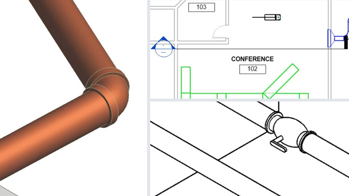 آموزش خانواده‌های MEP در رویت (Revit MEP Families)