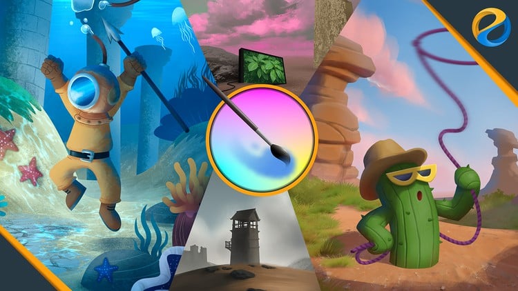 آموزش نقاشی دیجیتال با کریتای 5.0 در سطح پیشرفته
