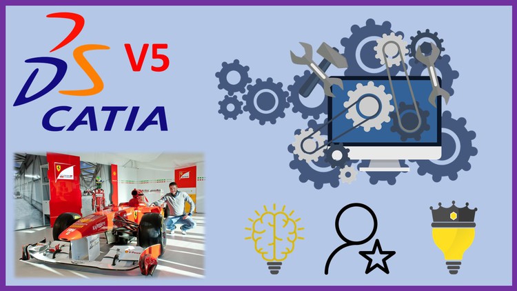 پروژه‌های تمرینی کاتیا V5 - از طراحی مبتدی تا تخصصی
