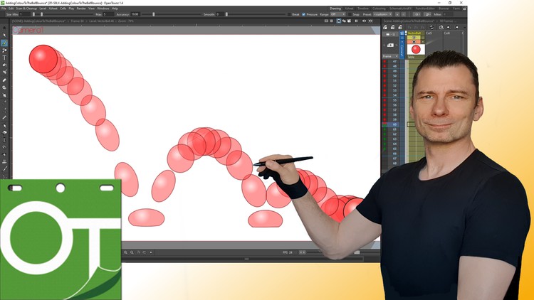 آموزش جامع OpenToonz و Tahoma2D برای انیمیشن دو بعدی
