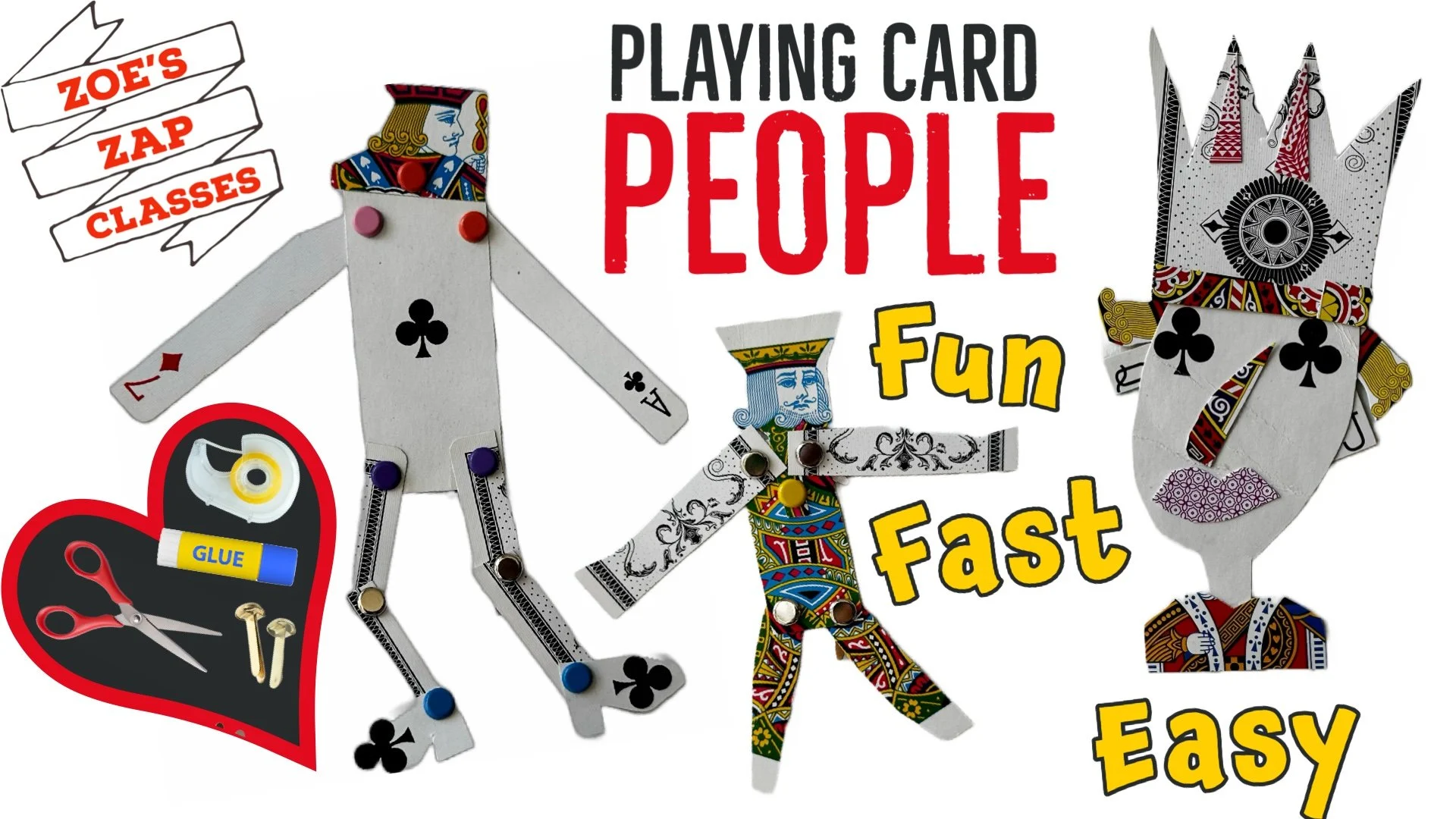 آموزش ساخت آدمک‌های کارت بازی: خلق فیگورهای سرگرم‌کننده در ۱۰ دقیقه یا کمتر
