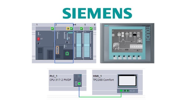 آموزش PLC زیمنس S7-300 و WinCC HMI یا SCADA در TIA Portal

