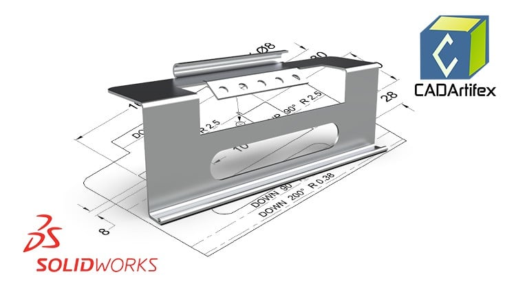 آموزش یادگیری ورق‌کاری SOLIDWORKS: از ایده تا اجرا

