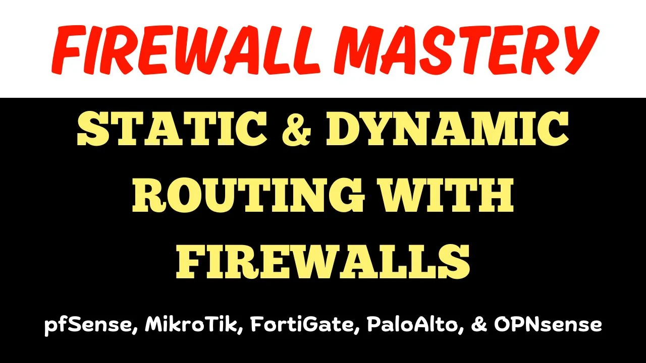 آموزش تسلط فایروال: VLANS ، DHCP و تکنیک های پیشرفته مسیریابی