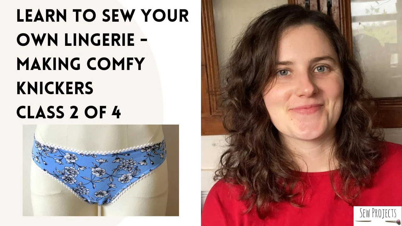 آموزش یاد بگیرید که لباس زیر زنانه خود را دوخت - ساخت چاقو (کلاس 2 از 4)