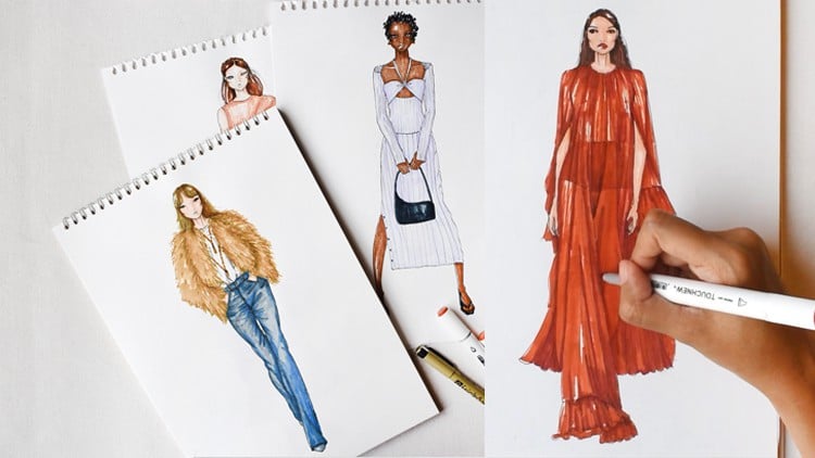 آموزش تصویرسازی مد: از پایه تا پیشرفته

