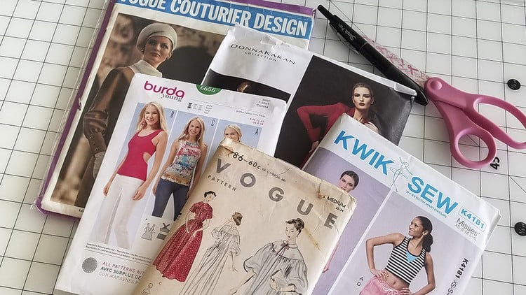 آموزش خیاطی مقدماتی: یادگیری خواندن الگو و پترن خیاطی
