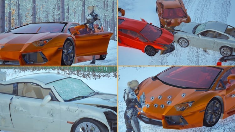 آموزش سیستم‌های پیشرفته خودرو در آنریل انجین 5

