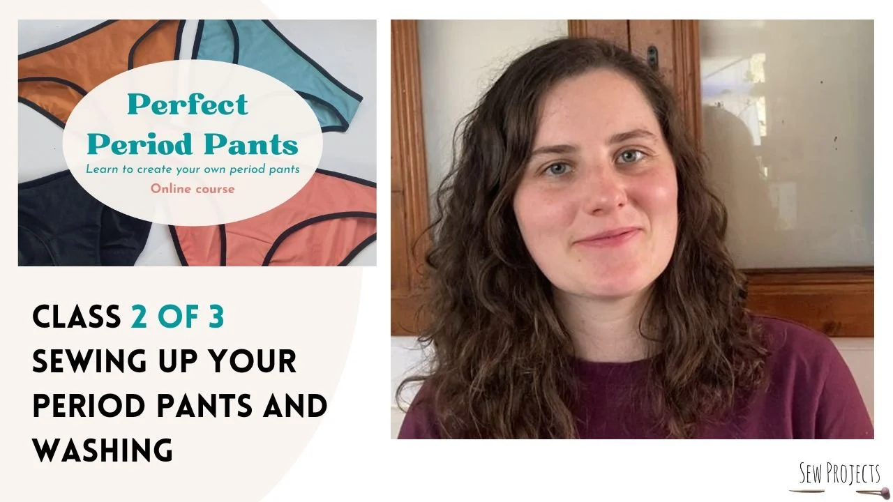 آموزش دوخت شلوار قاعدگی خودتان: نحوه دوخت و شستشو - کلاس ۲ از ۳
