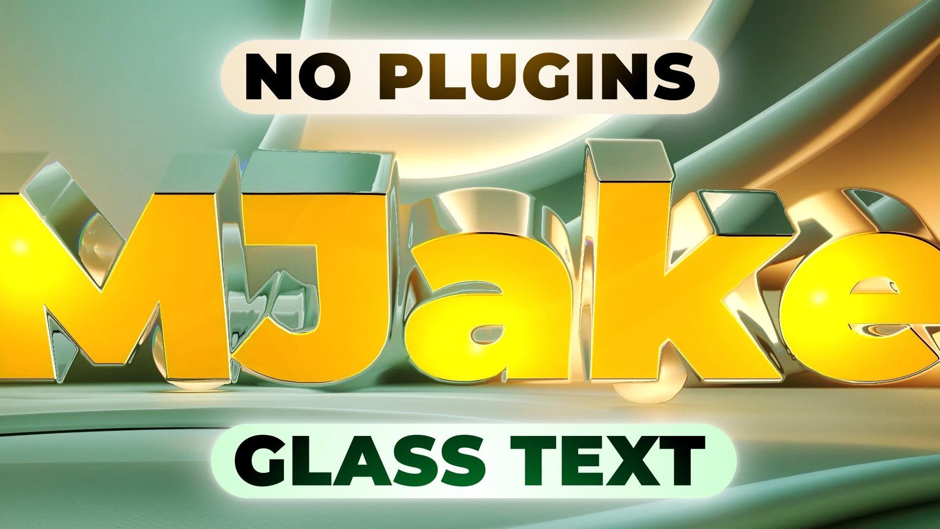 آموزش انیمیشن در ادوبی افترافکتس: افکت متن یا لوگوی شیشه‌ای
