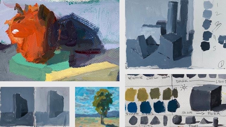 آموزش نقاشی آکریلیک برای مبتدیان
