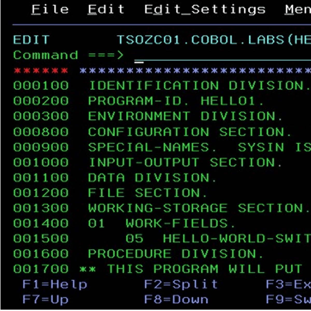 آموزش جامع هسته اصلی IBM COBOL