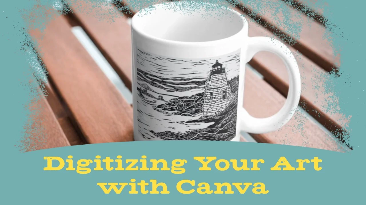 آموزش دیجیتالی کردن آثار هنری شما در کانوا
