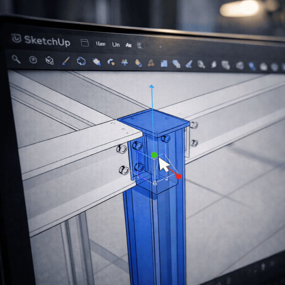 آموزش کاربردی اسکچ‌آپ (SketchUp) برای مدل‌سازی سه بعدی سطح مبتدی