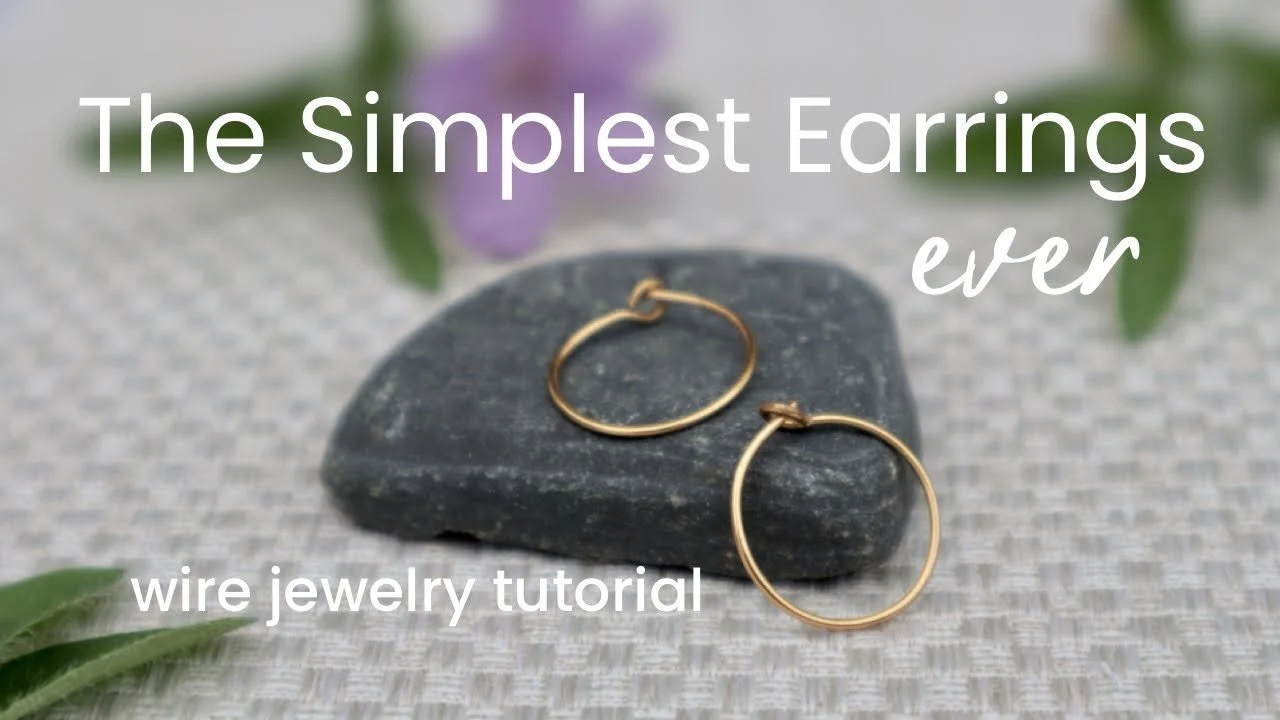 آموزش ساده‌ترین گوشواره‌های مفتولی: حلقه‌های کلاسیک و همیشه مد
