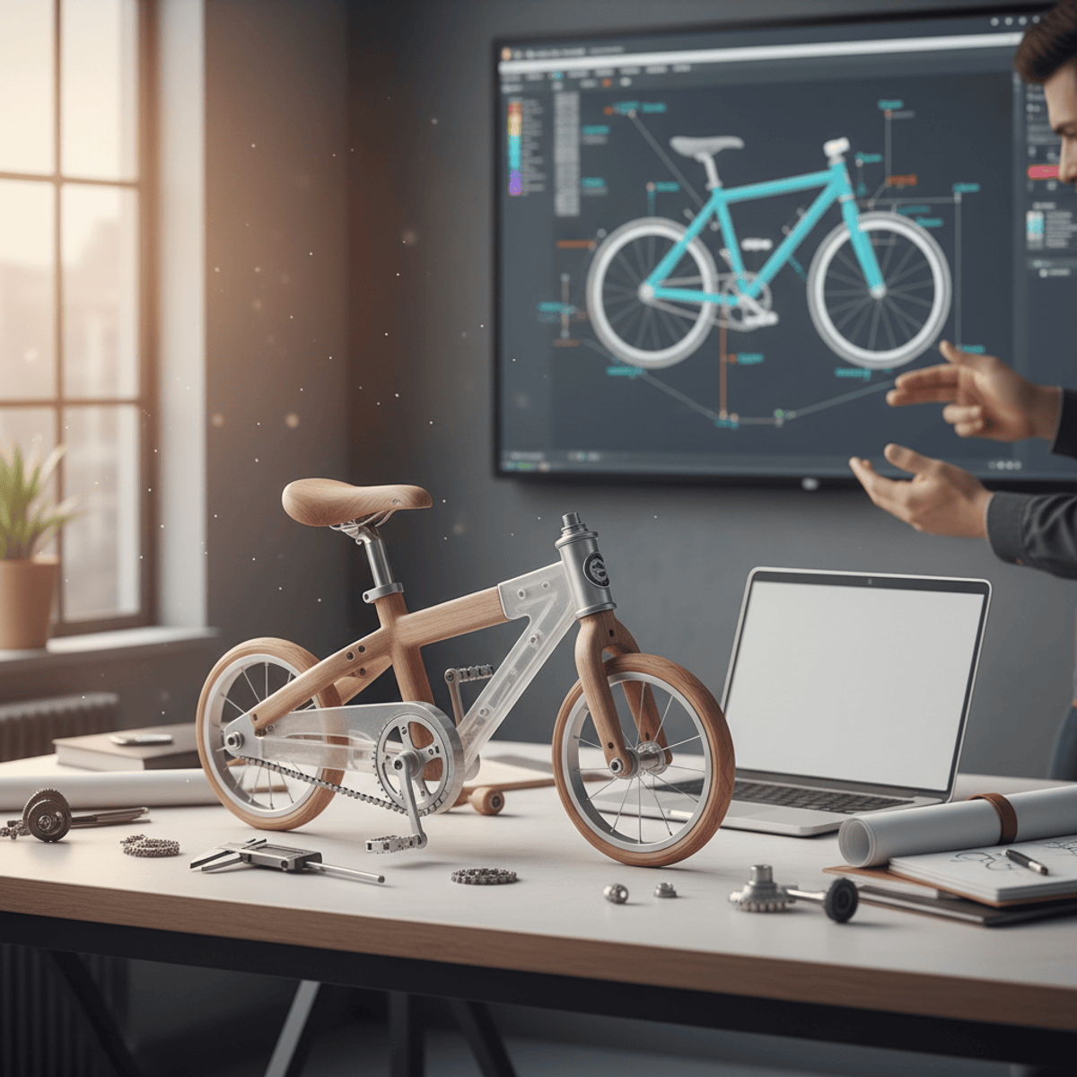 آموزش طراحی و مونتاژ دوچرخه کودک با استفاده از سالیدورکس (SolidWorks)