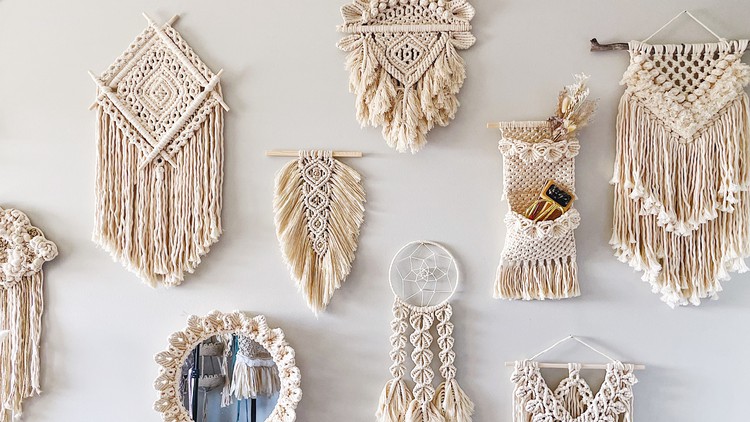 آموزش حرفه ای هنر مکرومه بافی
