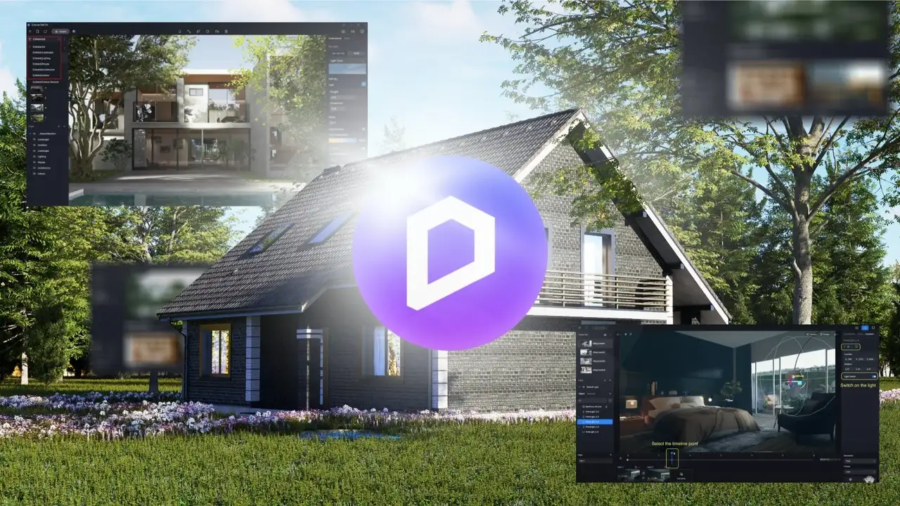 آموزش رندرینگ معماری با D5 Render 2025

