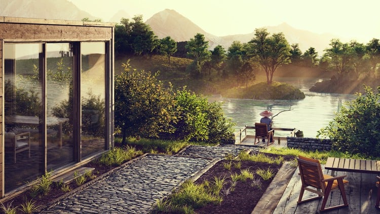 آموزش رندرینگ فتورئالیستیک حرفه‌ای با کرونا رندر
