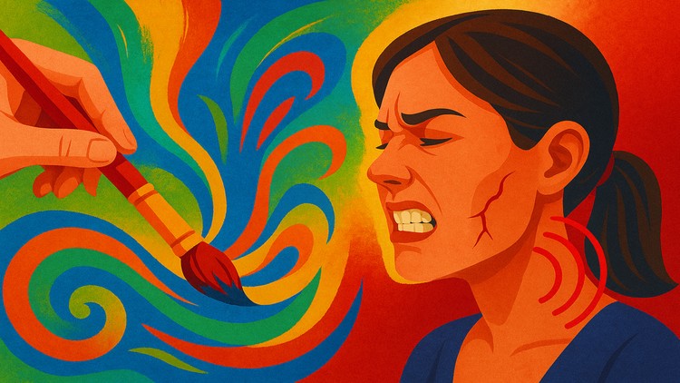 آموزش درمان دندان قروچه با هنر درمانی

