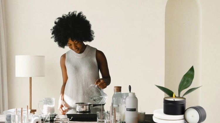 آموزش استادی ساخت شمع (دوره گواهینامه دار)
