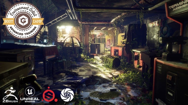 بوت کمپ آموزش طراحی محیط بازی سه بعدی

