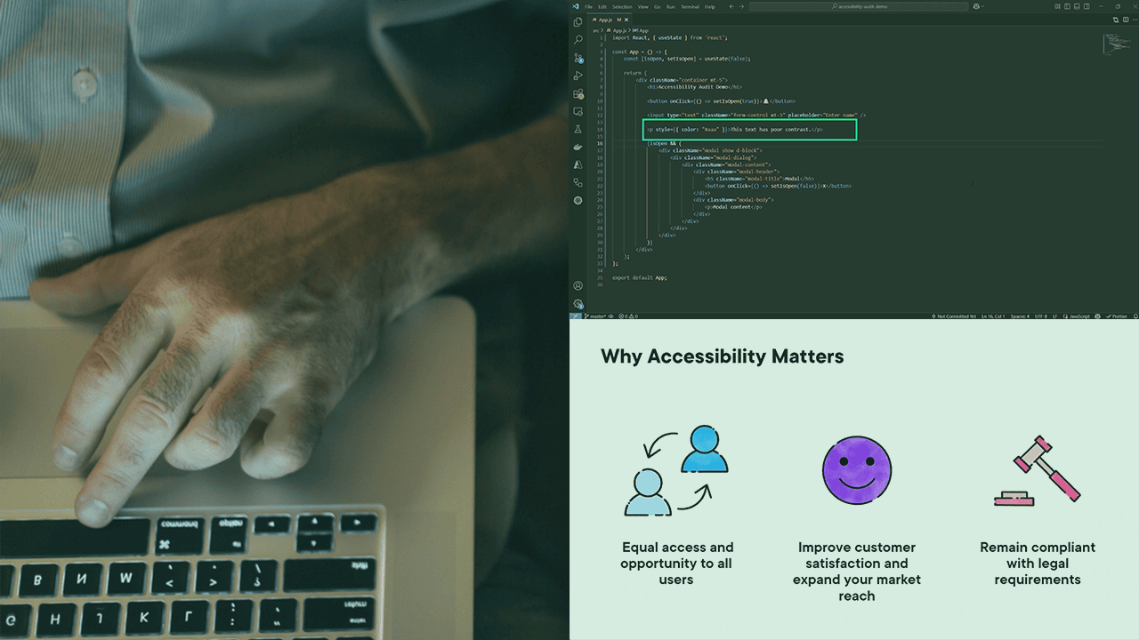 آموزش بهینه‌سازی اپلیکیشن‌های ری‌اکت برای دسترسی‌پذیری (Accessibility)