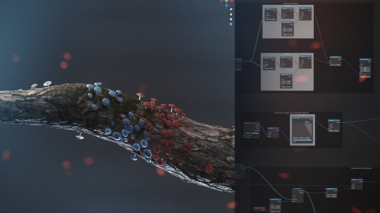 آموزش انیمیشن با Geometry Nodes در بلندر
