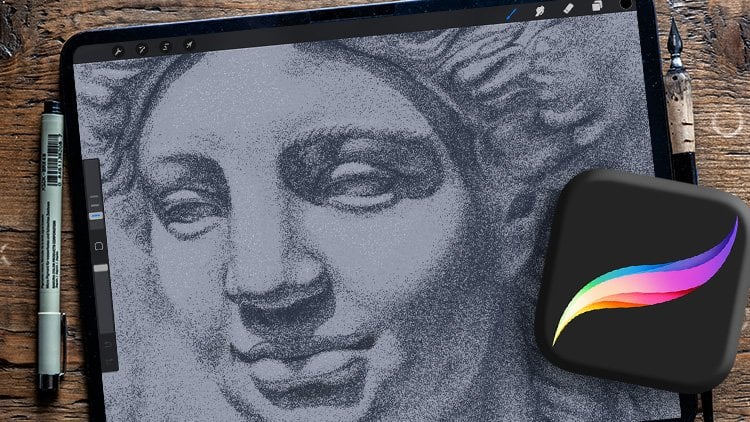 آموزش ساخت مجسمه پوانتیلیستی زیبا در پروکرییت

