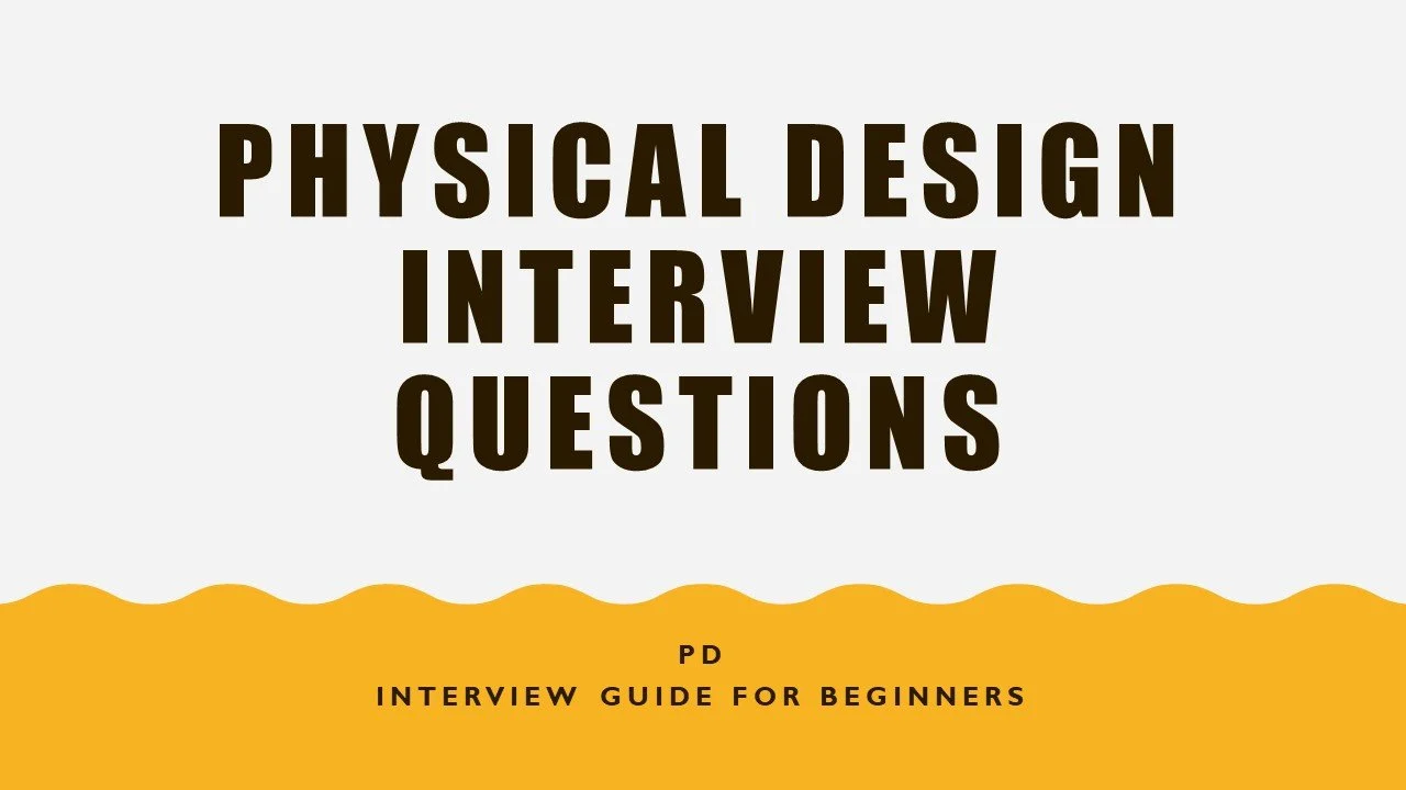 آموزش سوالات مصاحبه طراحی فیزیکی

