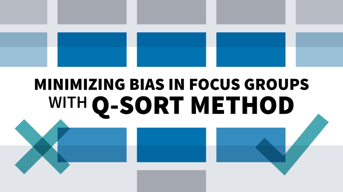 آموزش به حداقل رساندن تعصب در گروه های متمرکز با روش q-sort