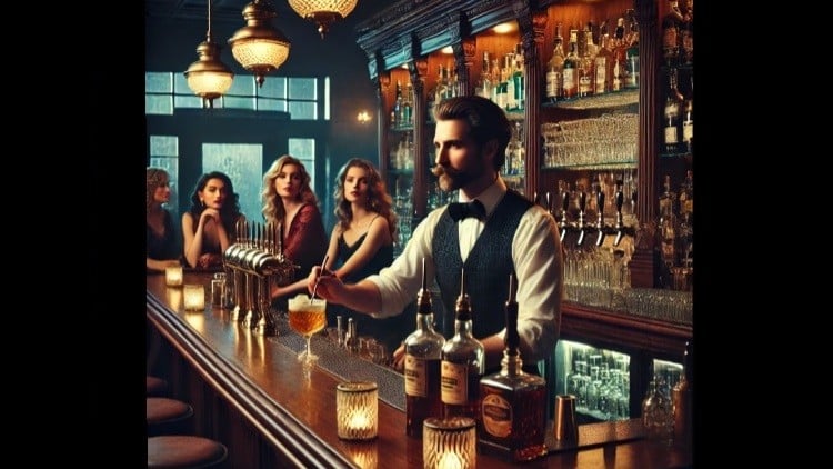 آموزش بهترین دوره بارتندری برای مبتدیان: راهنمای جامع bartender working
