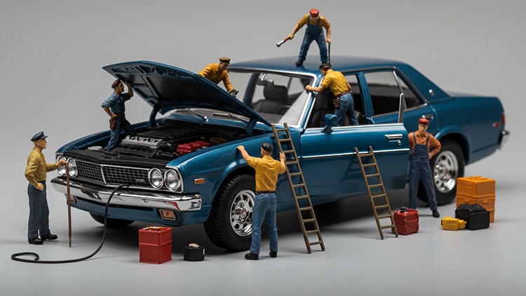 آموزش تولید ویدیو با کارگران مینیاتوری یا ساخت ویدیو با استفاده از کارگران مینیاتوری

