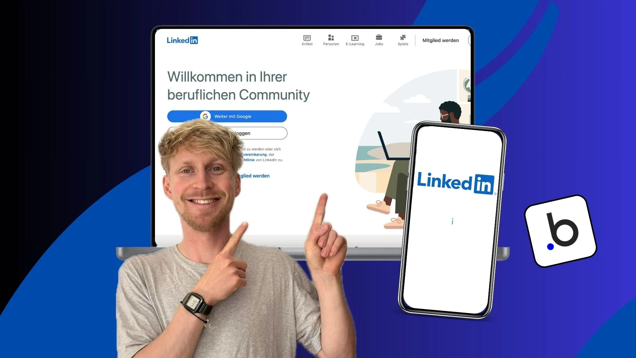 آموزش ساخت اپلیکیشن‌های وب بدون نیاز به کدنویسی: توسعه کلون لینکدین با نو-کد (Bubble io)
