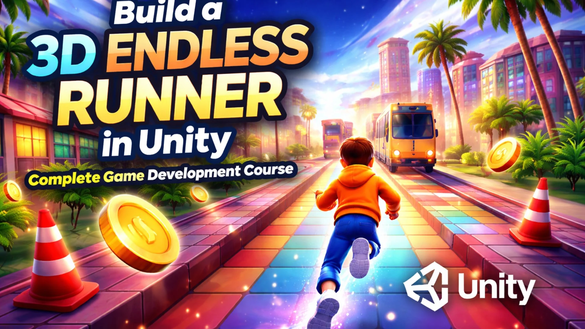 آموزش ساخت بازی 3D Endless Runner در یونیتی: دوره جامع توسعه بازی