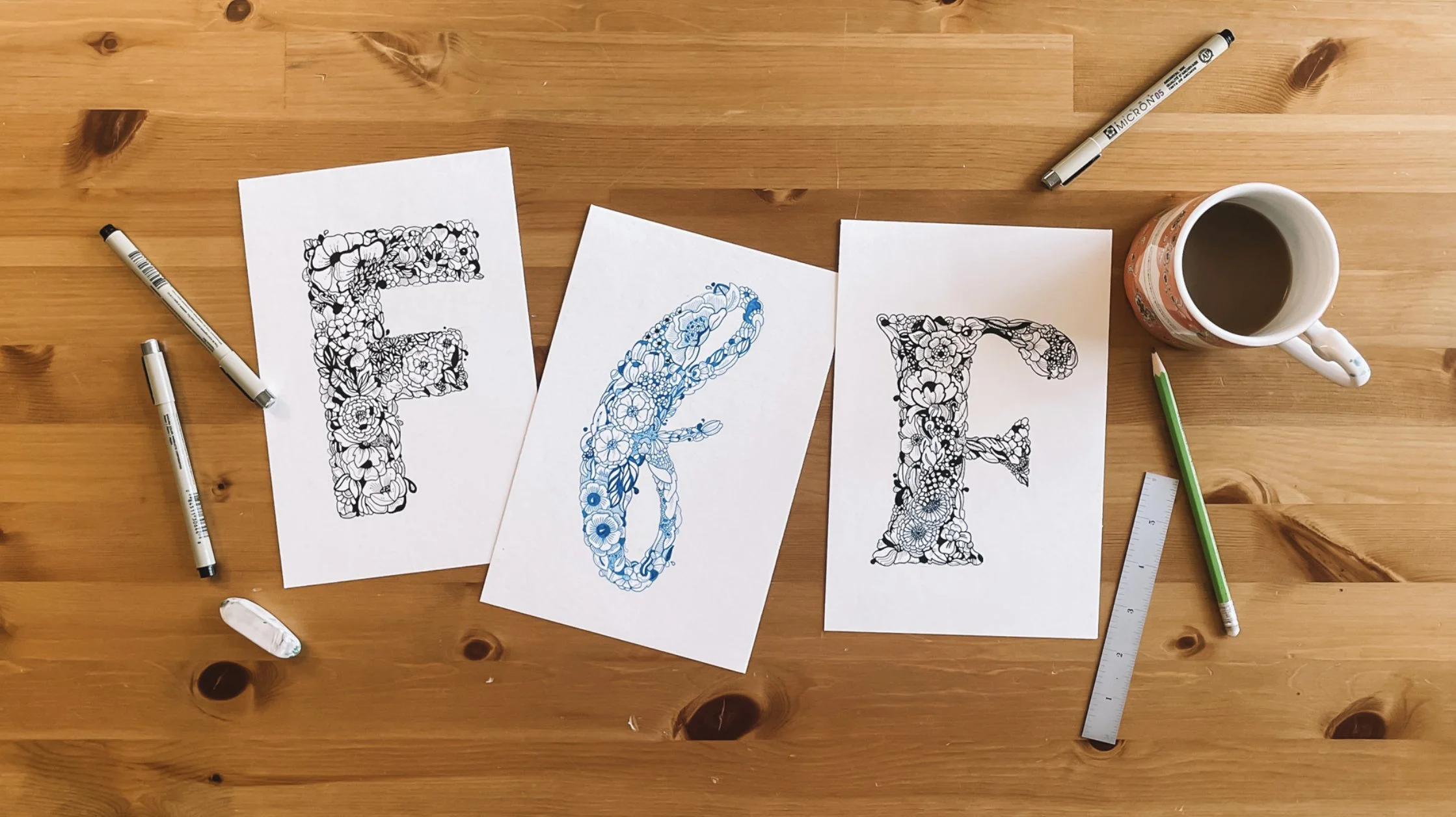 آموزش حروف گلدار: آشنایی جذاب با طرح‌های پرگل
