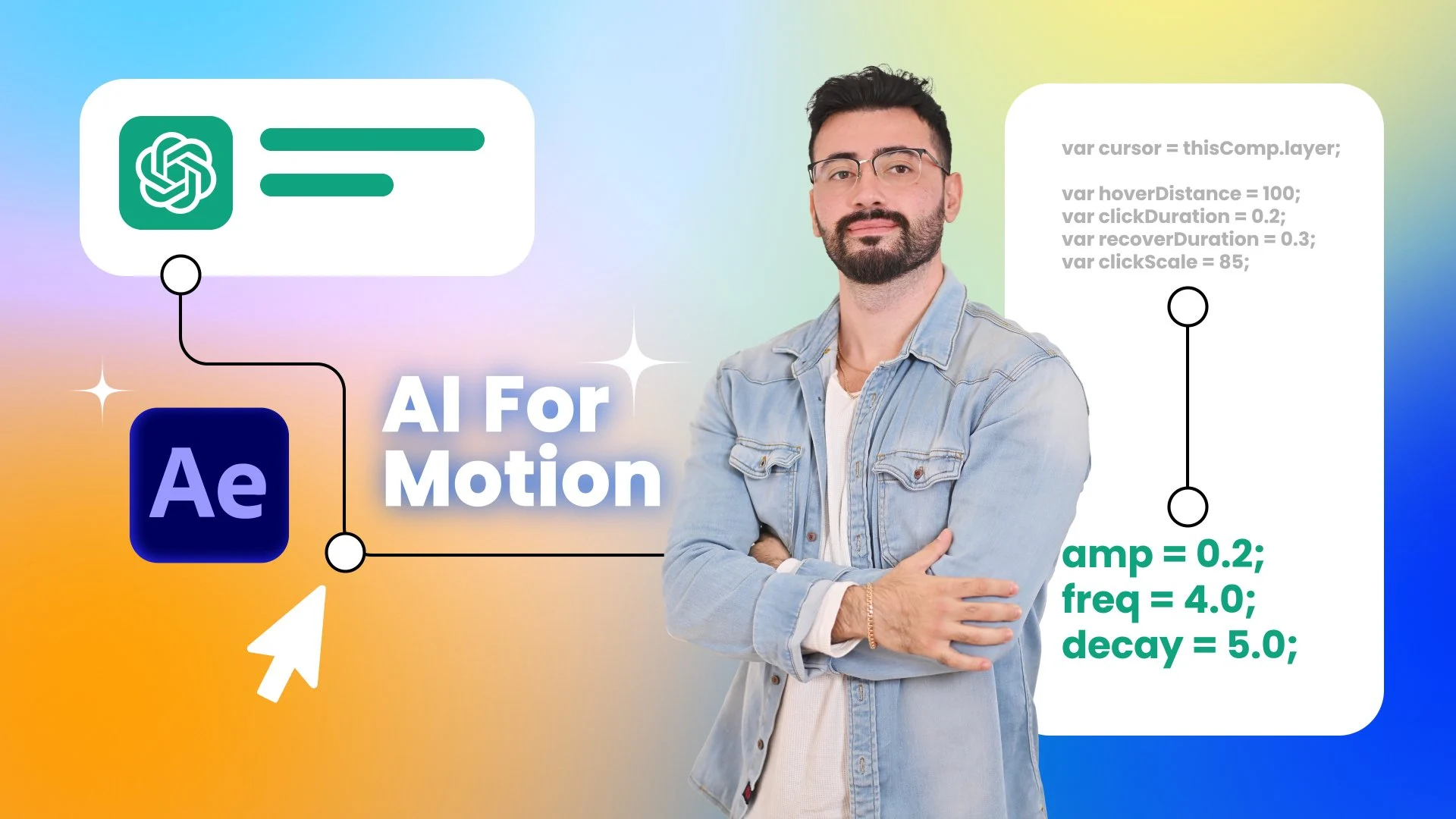 آموزش عبارات مبتنی بر هوش مصنوعی در افترافکتس
