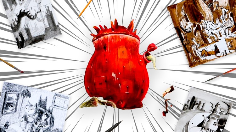 آموزش جامع تصویرسازی و کمیک: طراحی شخصیت و صحنه
