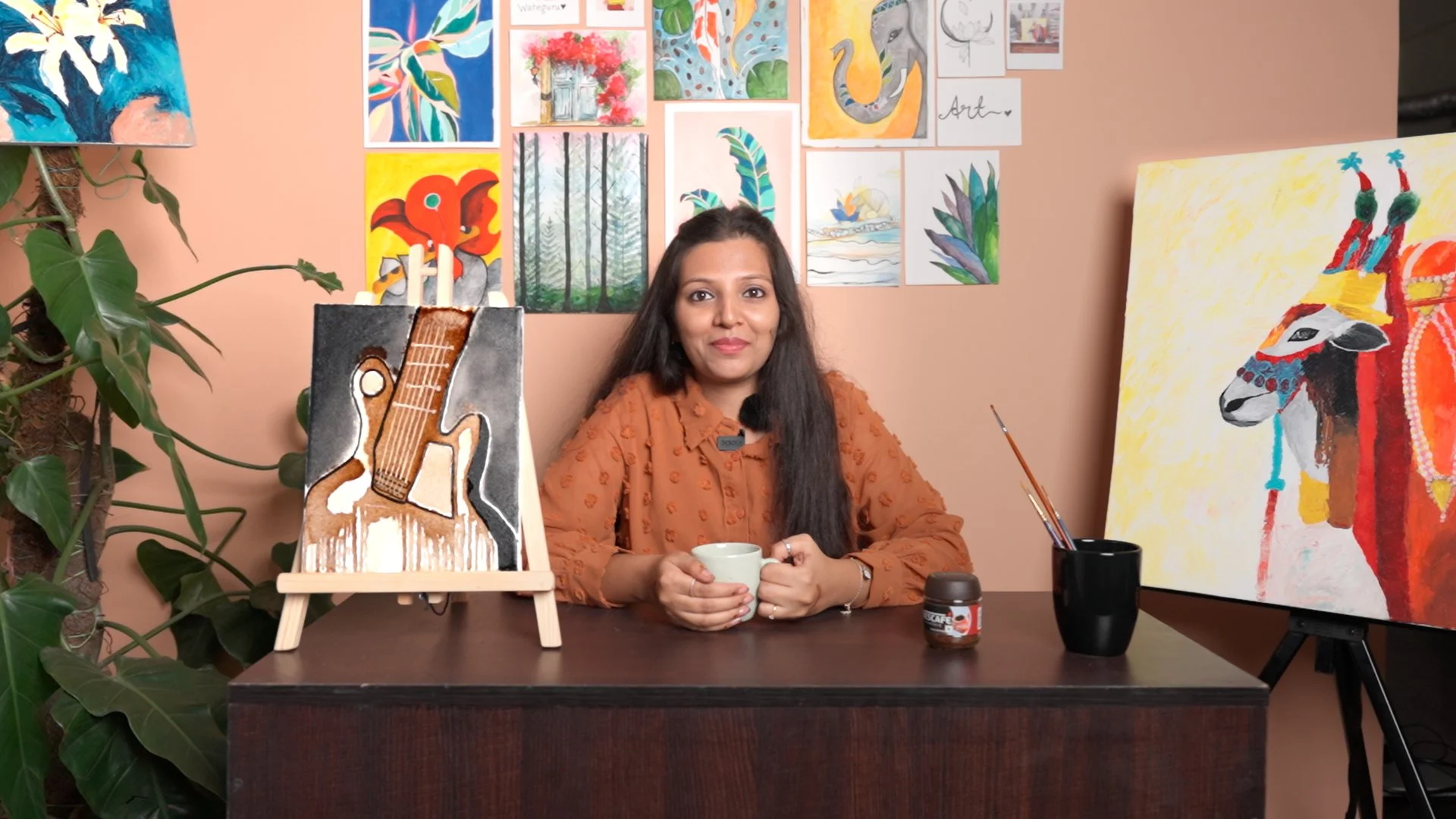 آموزش نقاشی قهوه برای کودکان و نوجوانان مبتدی