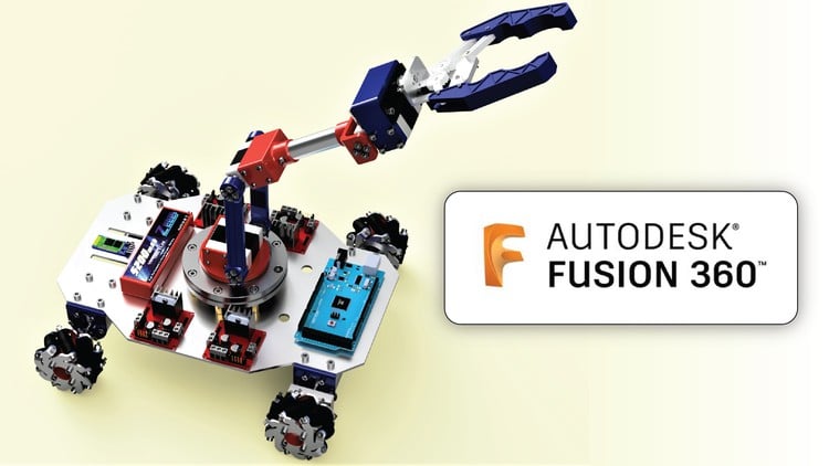 آموزش طراحی ربات با Fusion 360

